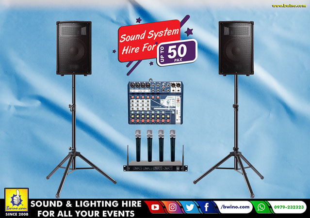Sound System Hire For Upto 50pax, Lusaka, Zambia