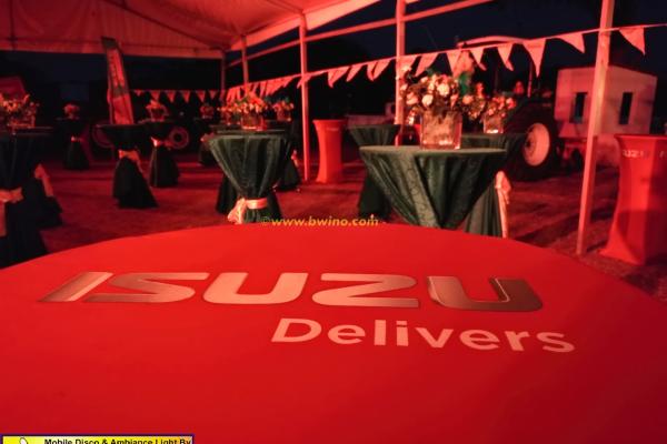 Bwino.com Ltd. Sound & Lighting Hire, Lusaka, Zambia. Isuzu
