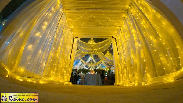 Bwino.com Ltd. Sound & Lighting Hire, Lusaka, Zambia. Wedding Reception At Glynview wedding-reception-fairylights-dj-pa-sound-system-glynview-lusaka-zambia-06